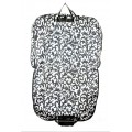 12011-GREY LEAF DESIGN GARMENT BAG